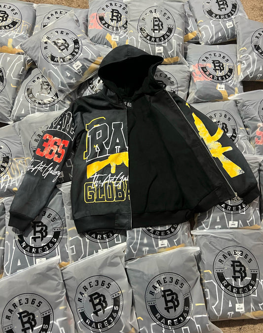 Black Rare Canvas Jacket